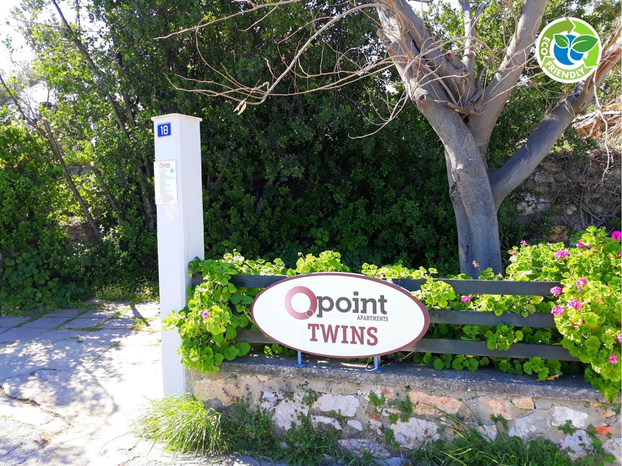 Point Twins Apartments Vrontados Экстерьер фото